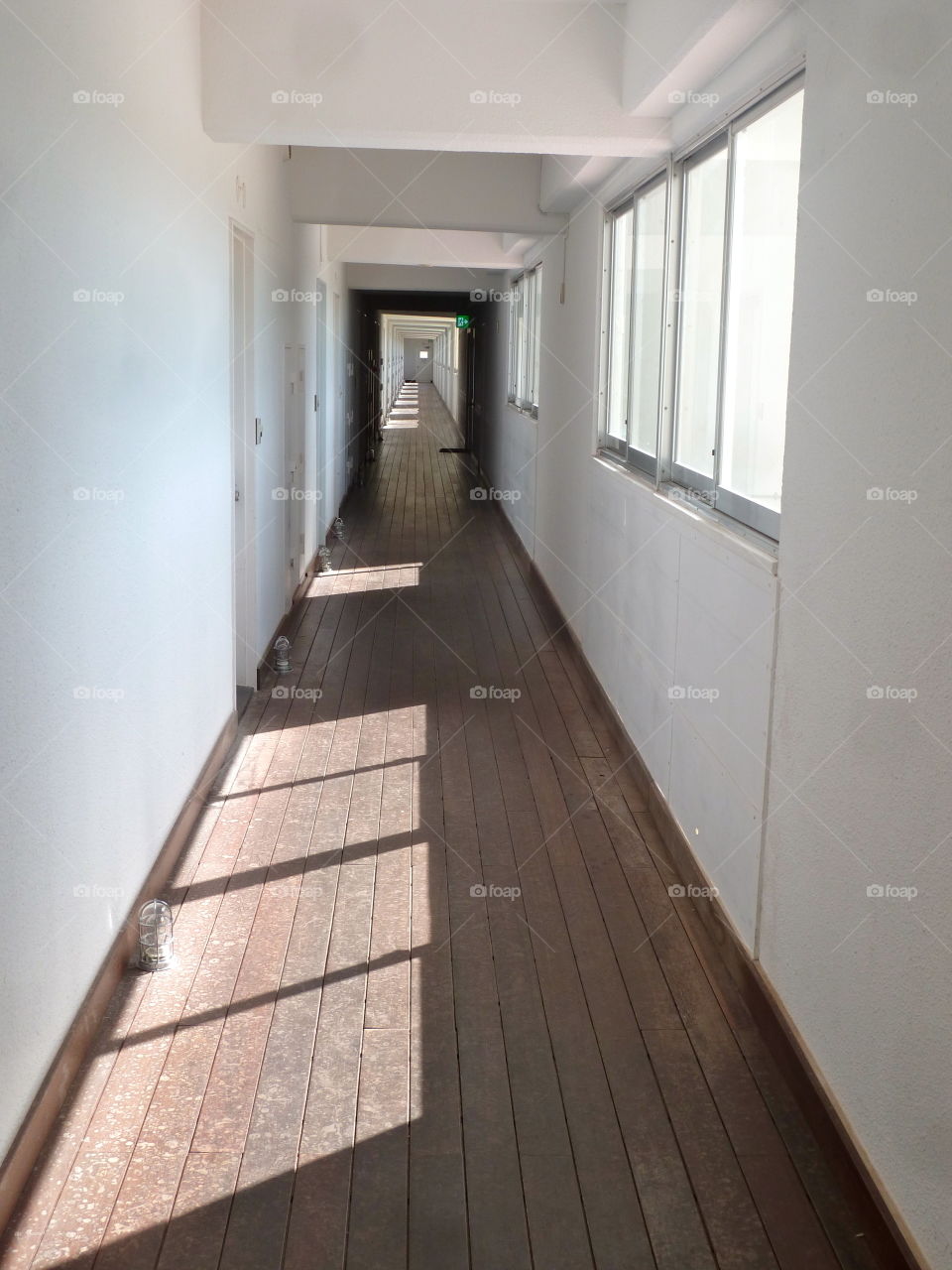 corridor in an hotel in Okinawa