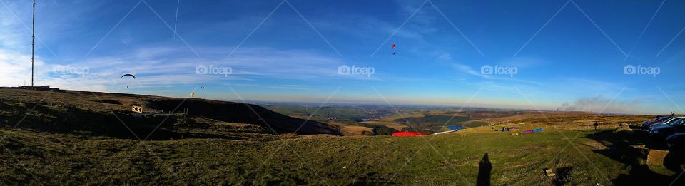 paragliding panoramic