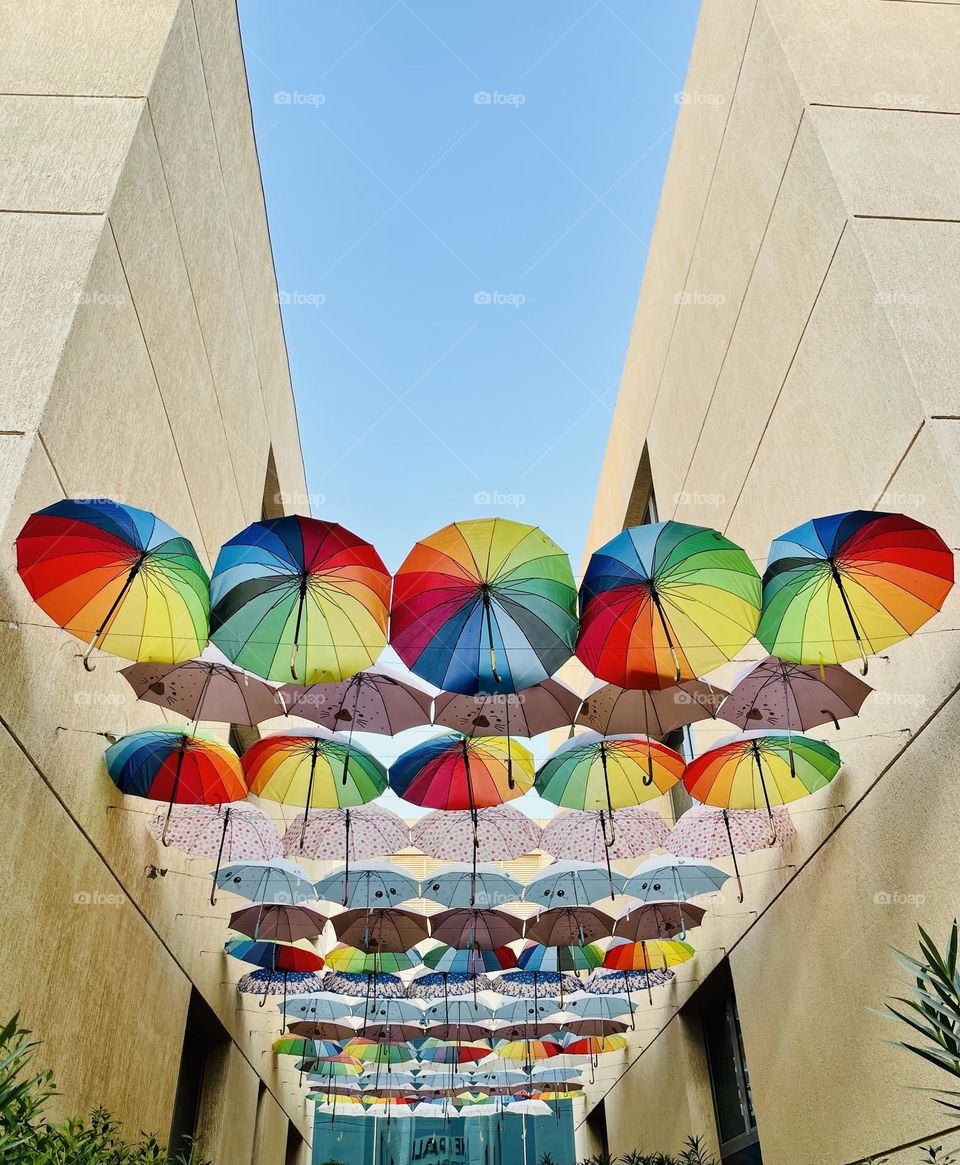Colorful umbrellas 