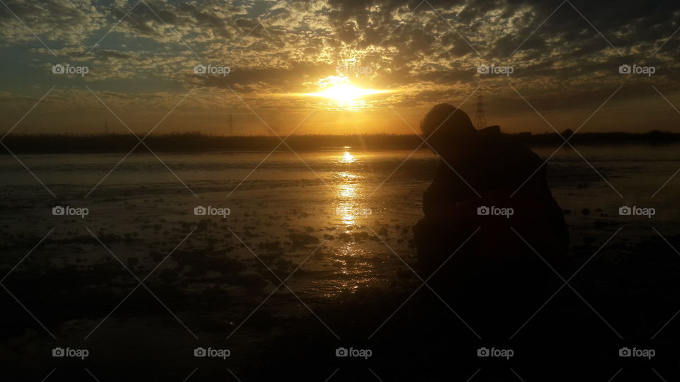 Euphrates river at sunset 5