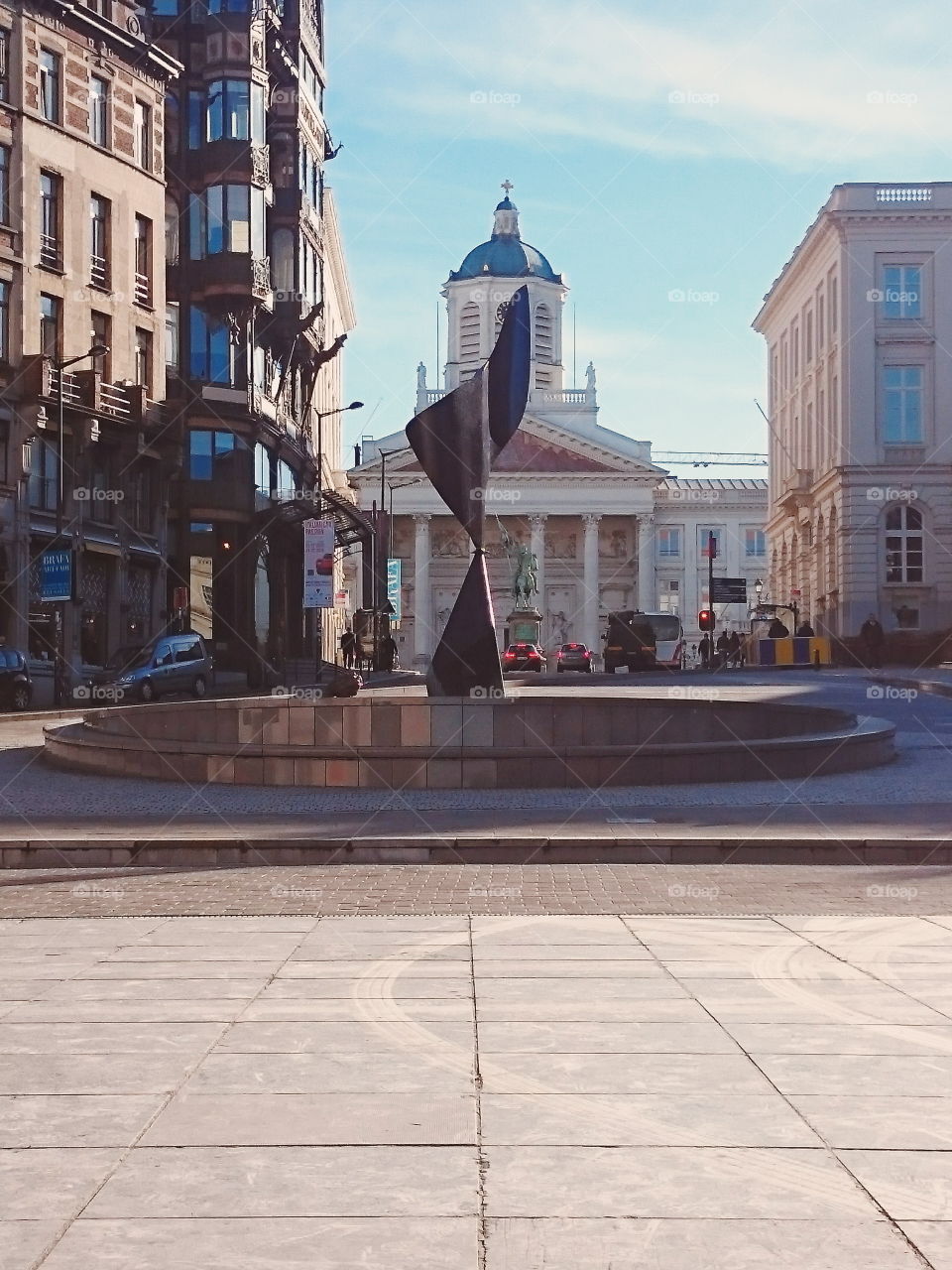 Mont des Arts and Whirl-ing Ear, Coudenberg