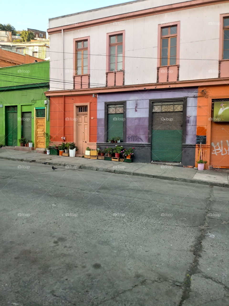fachadas de Valparaíso