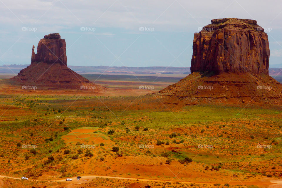 Inside The Monument valley tribal park,Utah