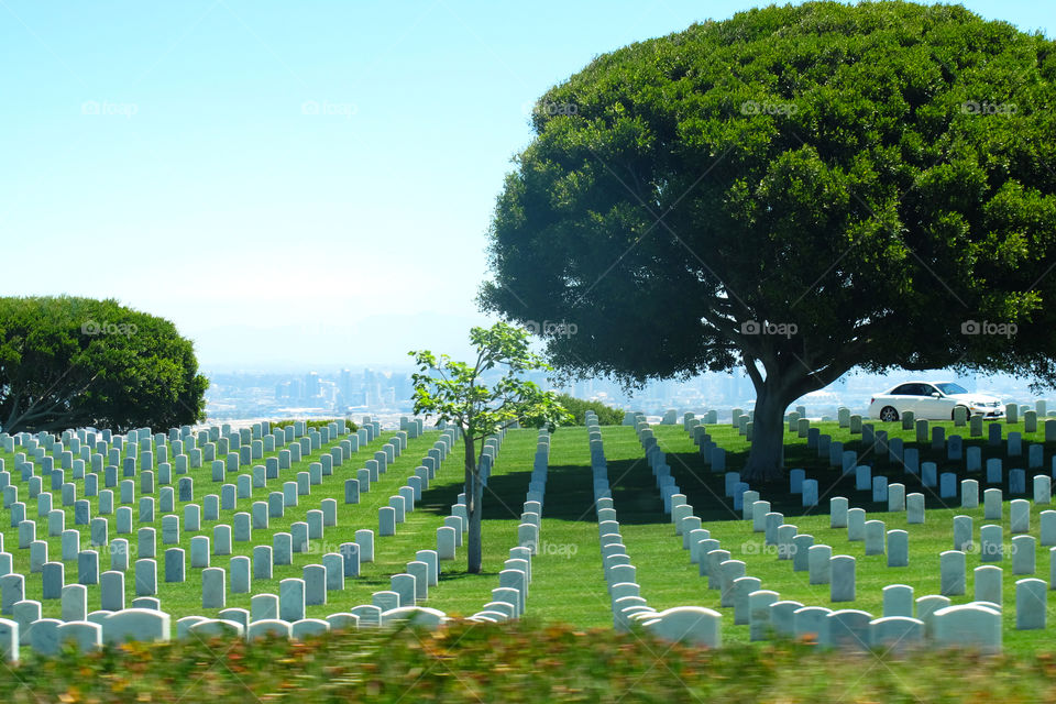 Heroes' cemetery in San Diego CA