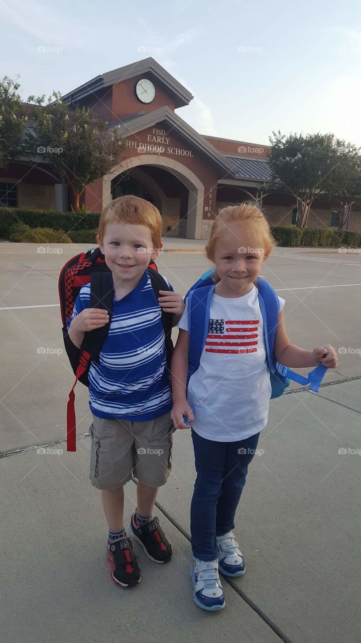 kids first day of school