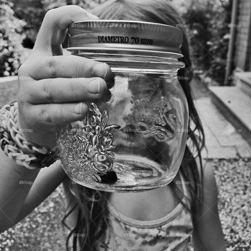 Bee in a jar