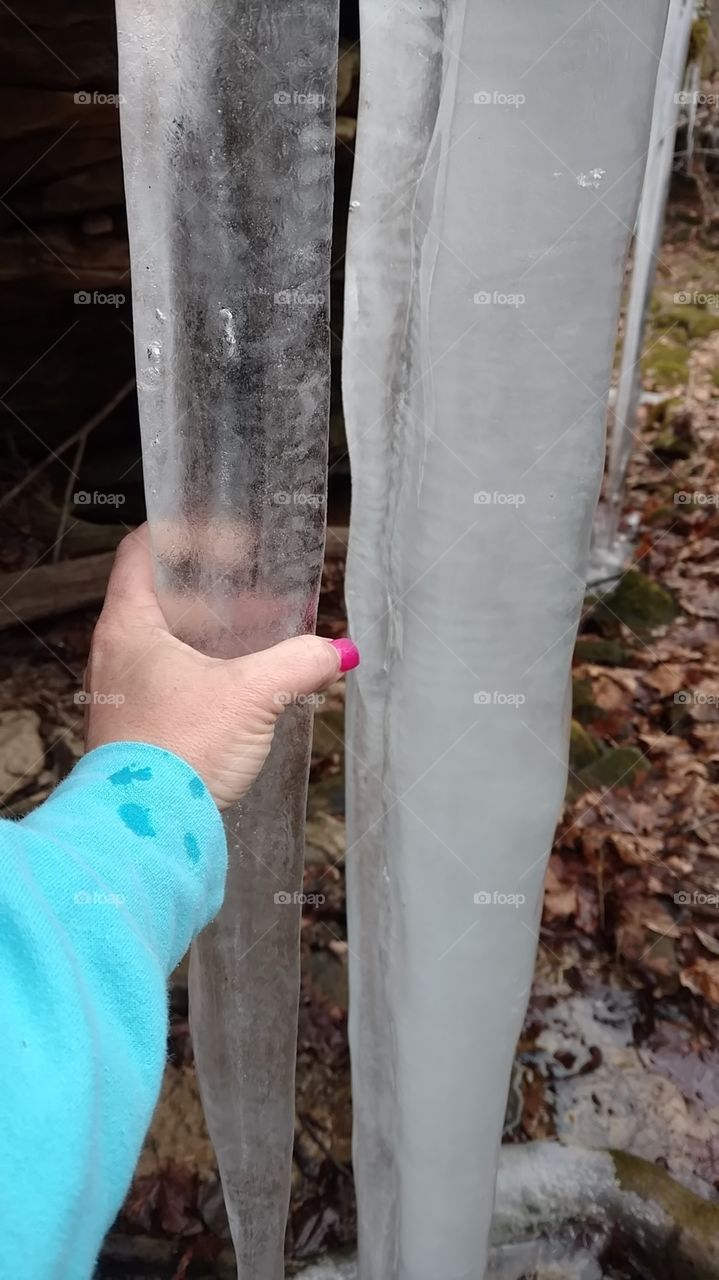 large icicle