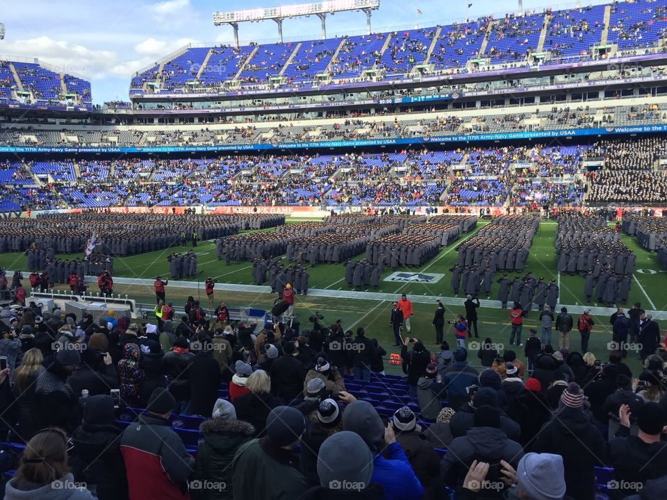 2016 Army Navy Game at the M&T Bank Stadium in Baltimore, MD