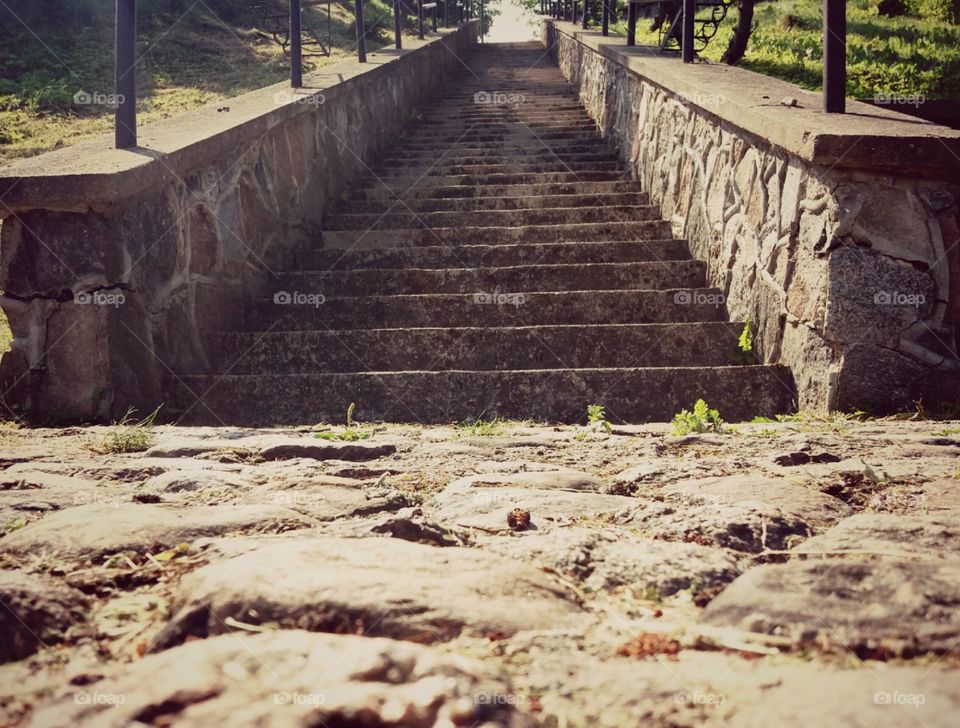 Stone stairs