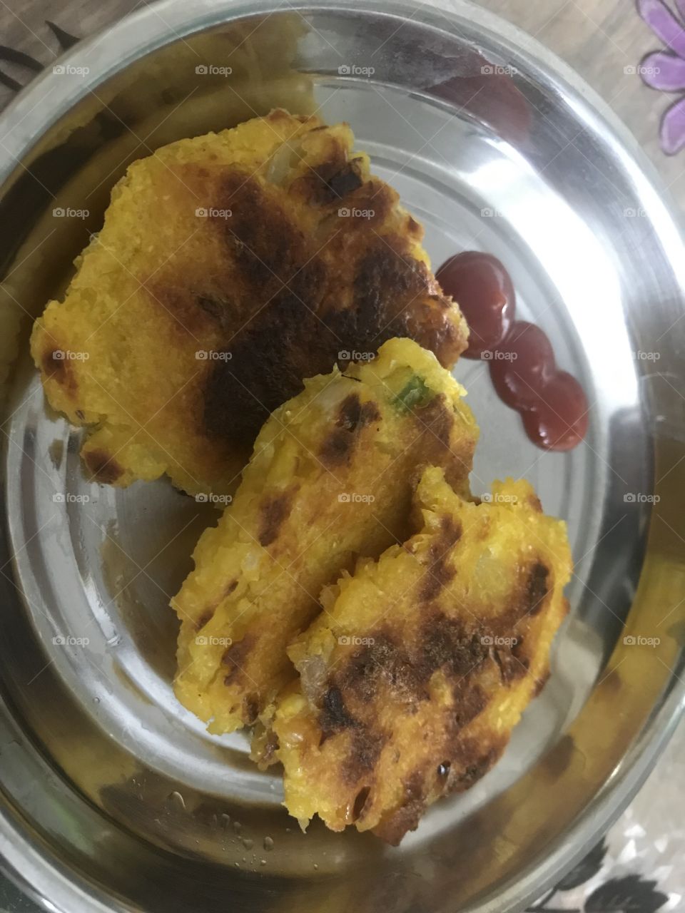 Crispy corn Cutlet