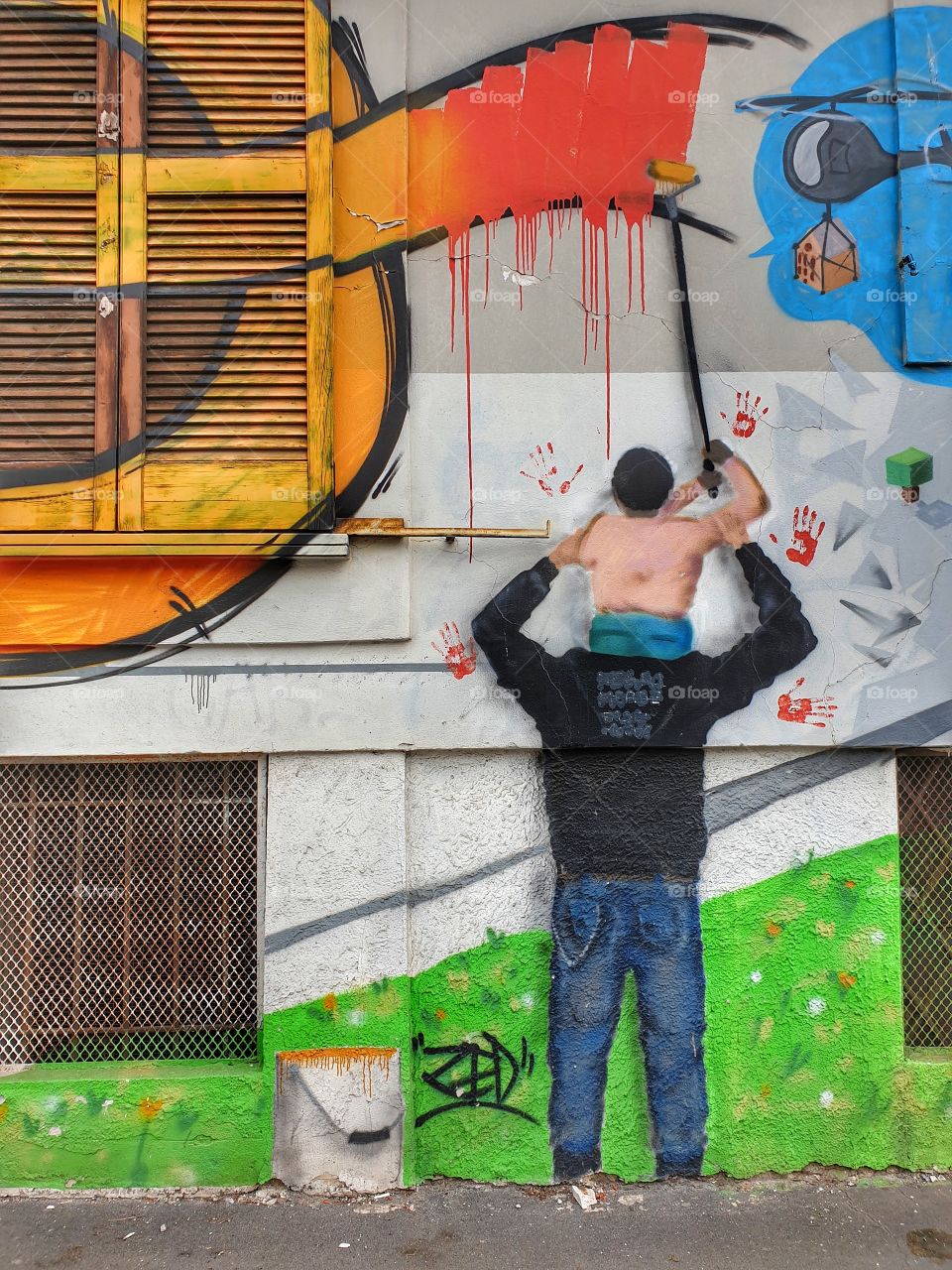 Graffiti on the wall