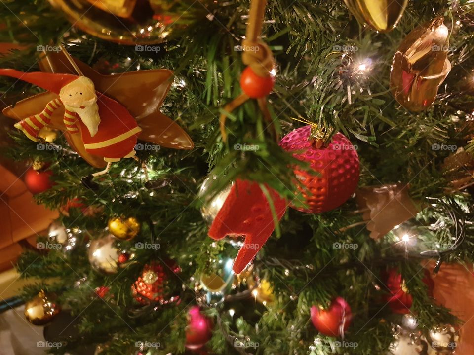 christmas tree close up