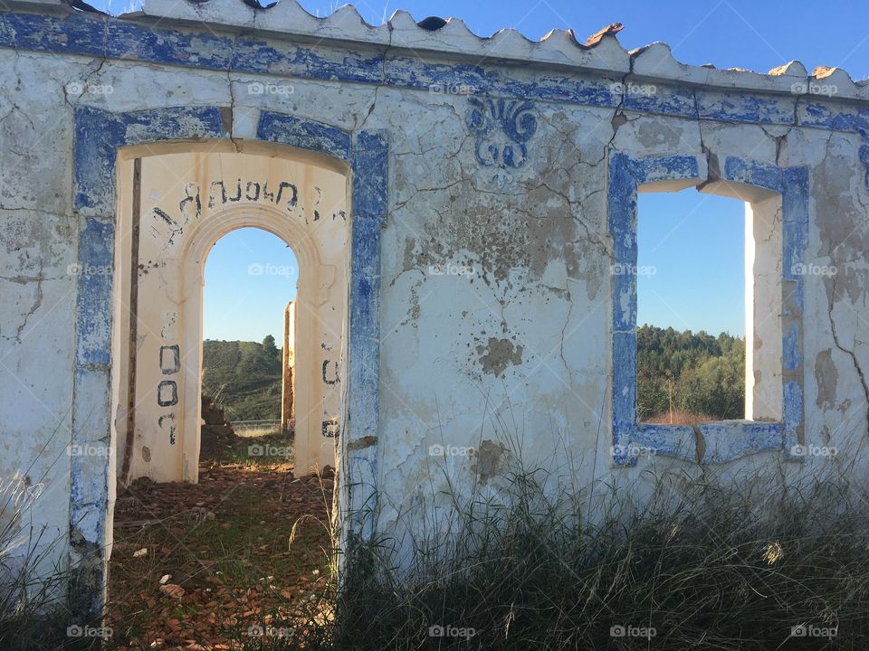 Old traditional house on hill
