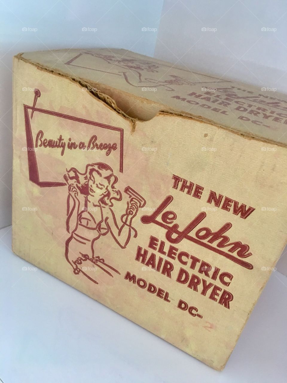 Vintage Hair Dryer Box