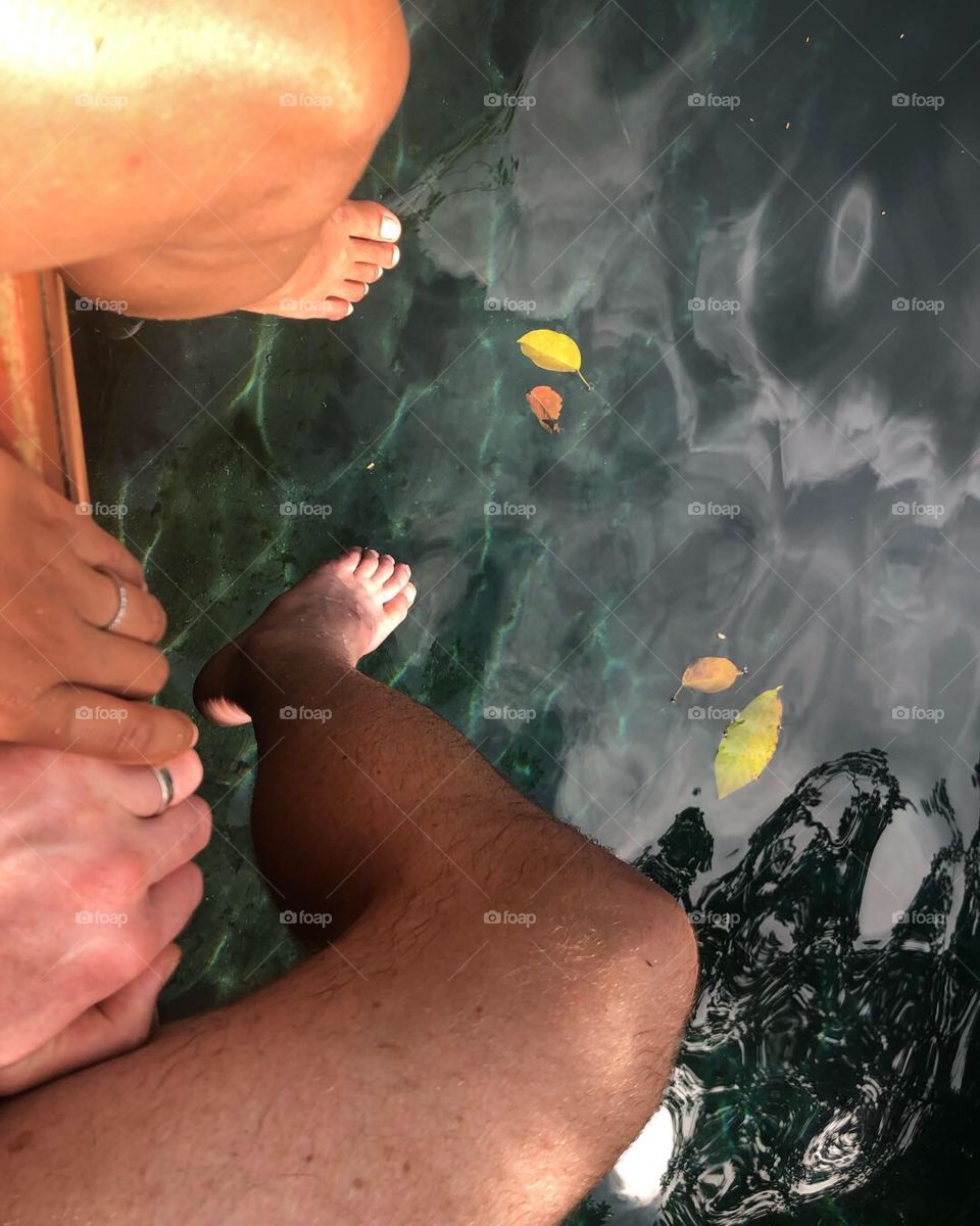 Honeymoon at a lagoon in Vanuatu 