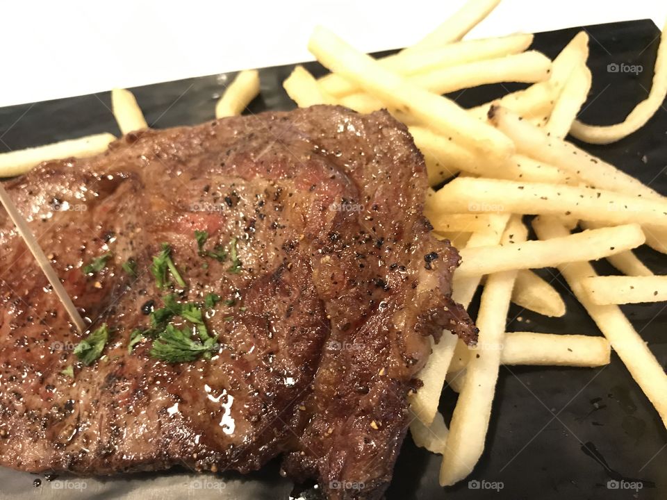 Steak for lunch