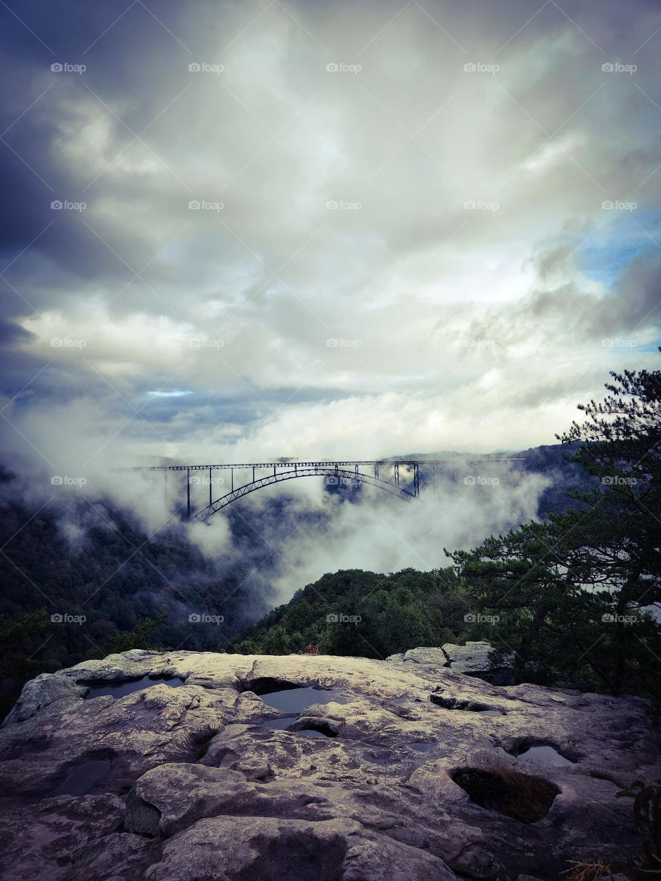 Long point Fayetteville West Virginia, New River gorge bridge. one of my most favorite and financially paying photos.