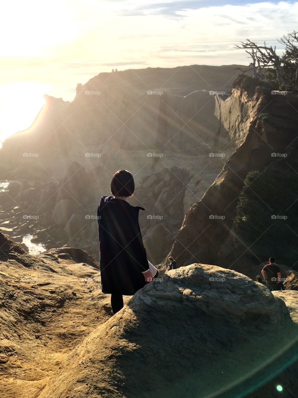 Sunsets illuminate before the night