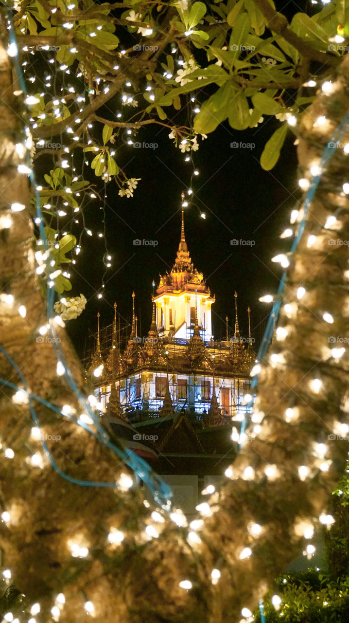 WAT RATCHA NADDA TEMPLE  THE ONLY METALLIC CASTLE in the world 