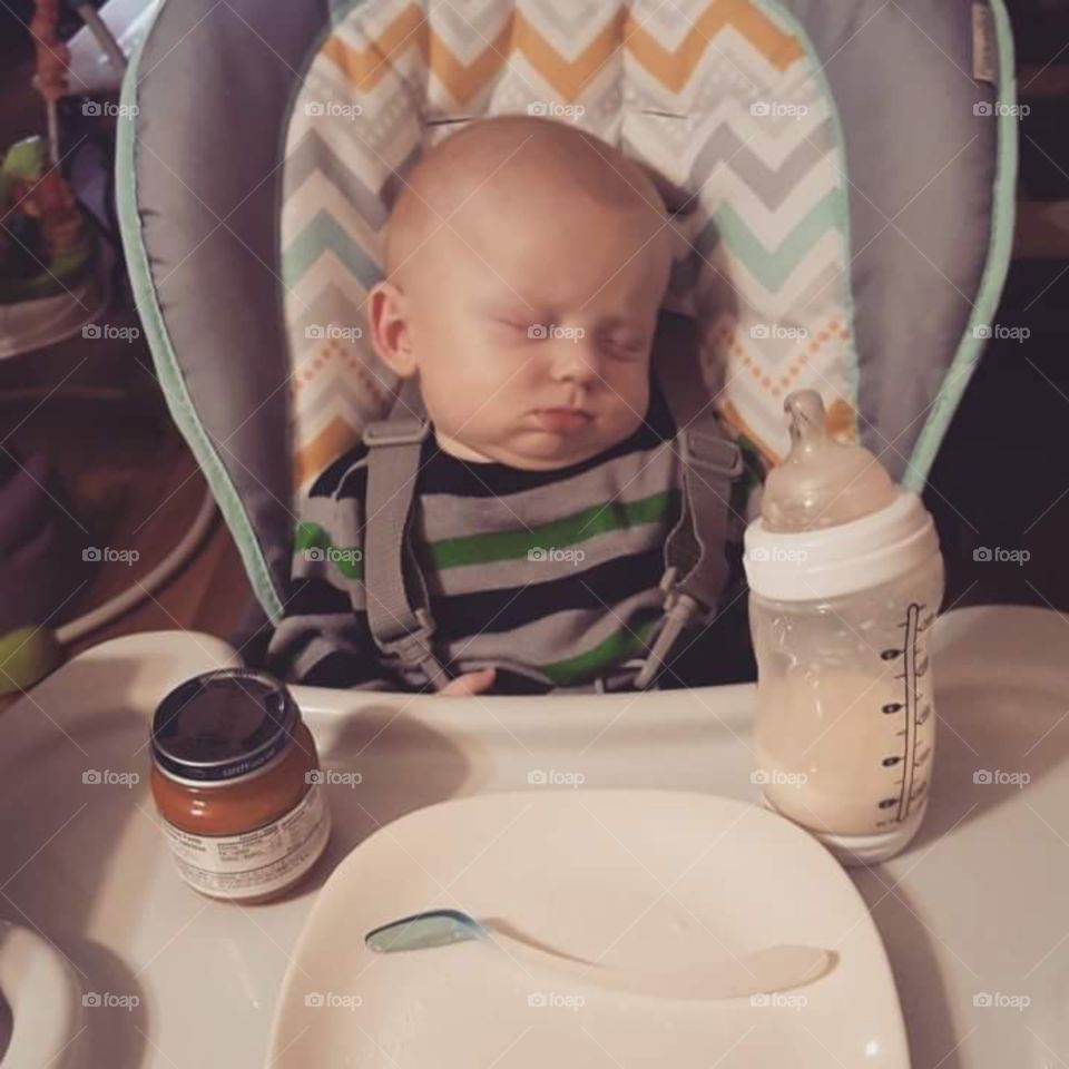 not very hungry baby