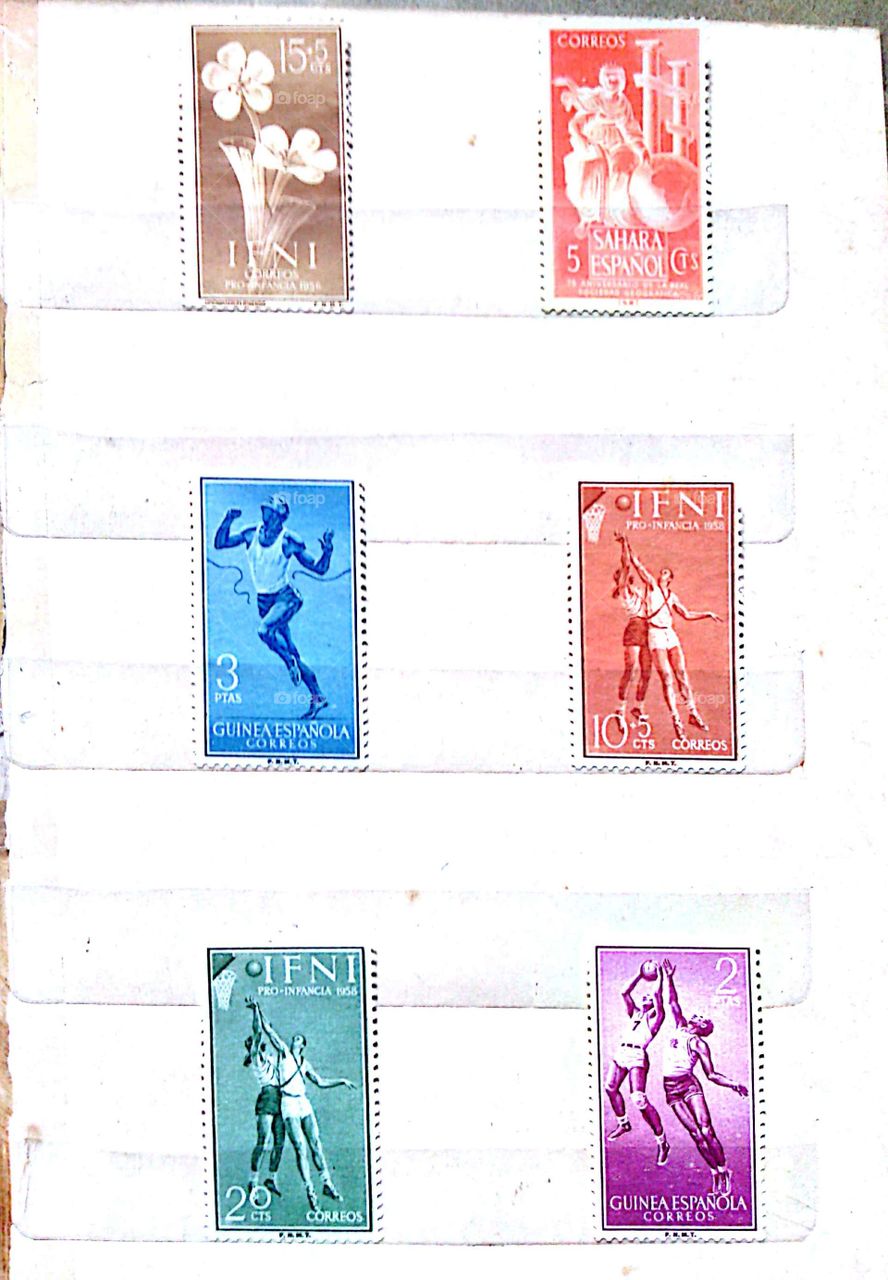 Ifni sport stamps