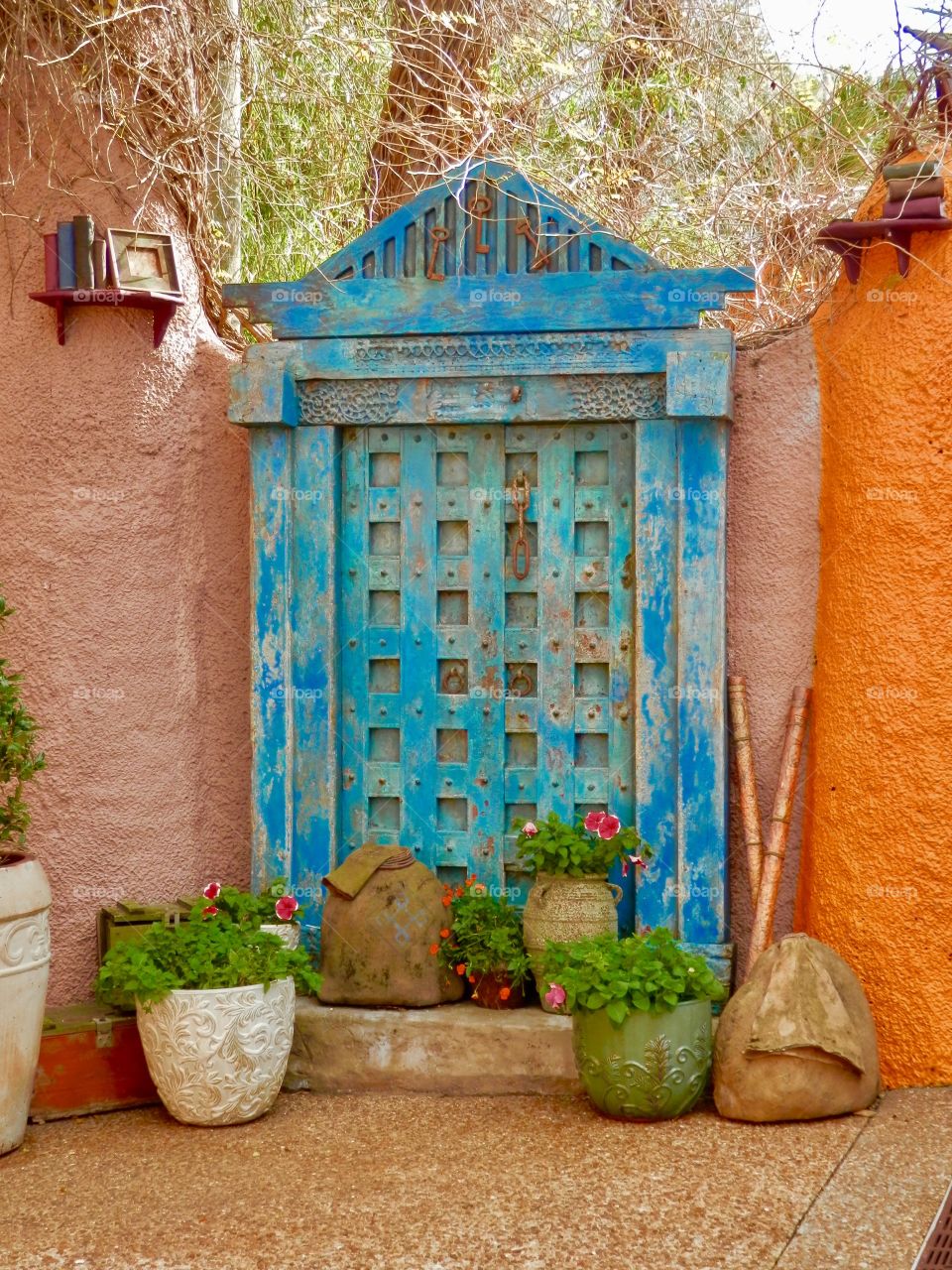 Doorway colorful

