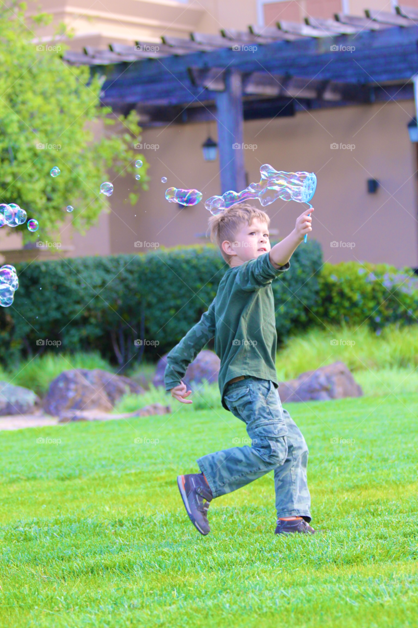 Running with bubbles