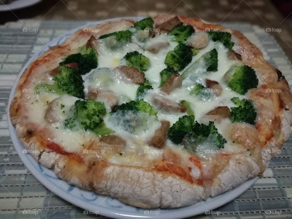 my homemade pizza