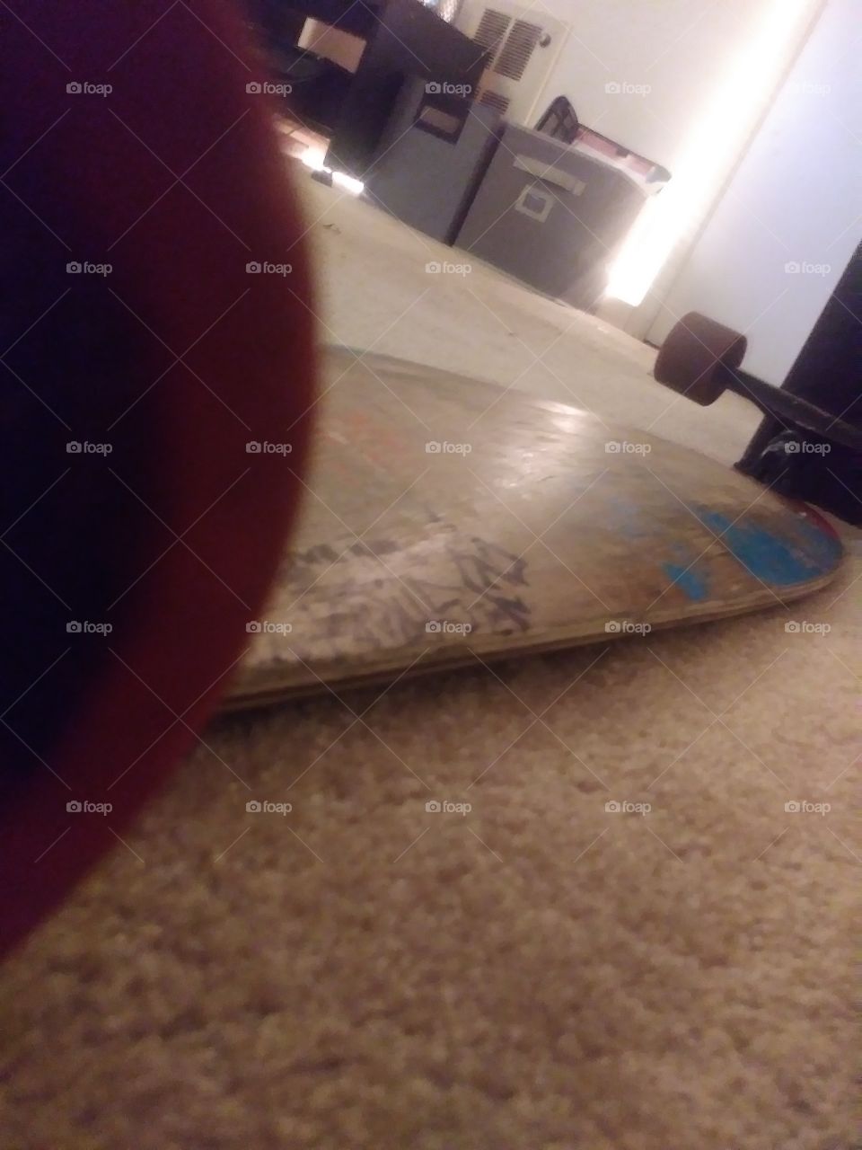 just a basic but cool pic I took of my longboard