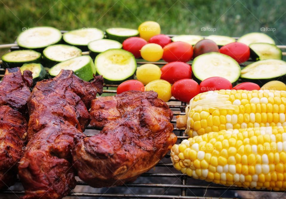 backyard grilling