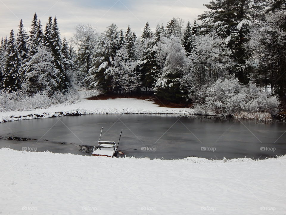 Snowy Day in Northern Maine - November 2015