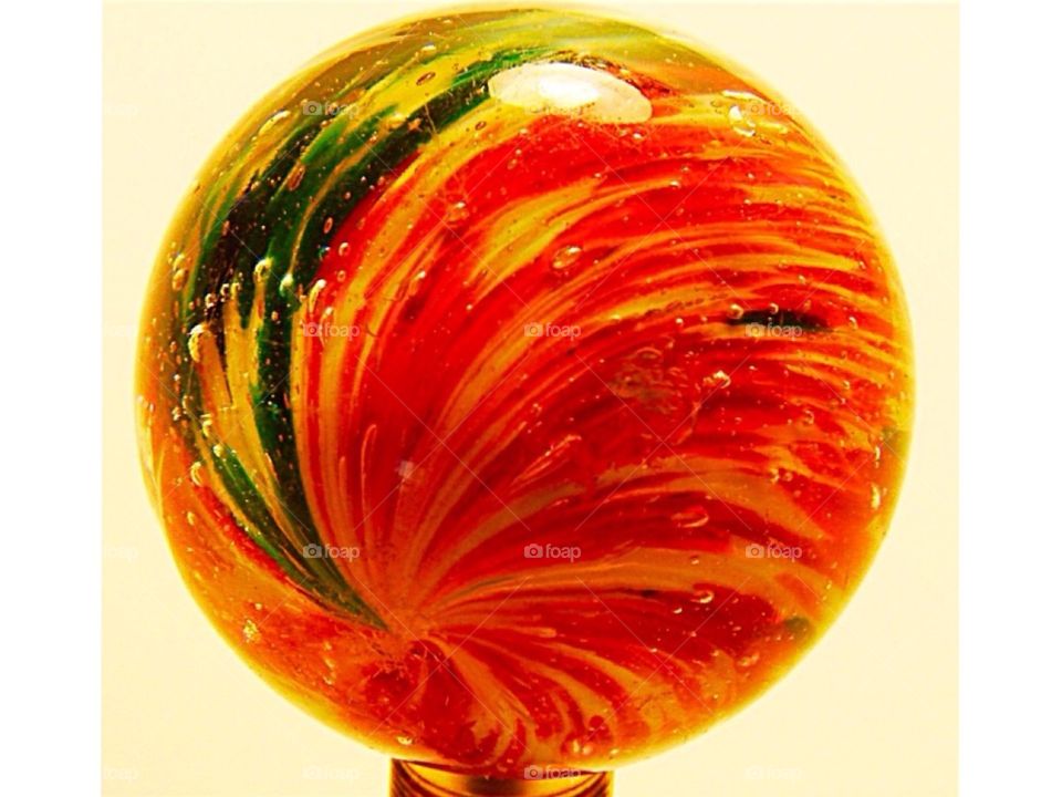 Glass Bubble. Bubbly Glass