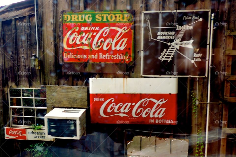 Coca Cola signs