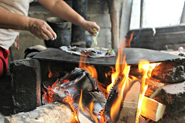 Tortillas . Maura's daughter taught us to make fresh tortillas 