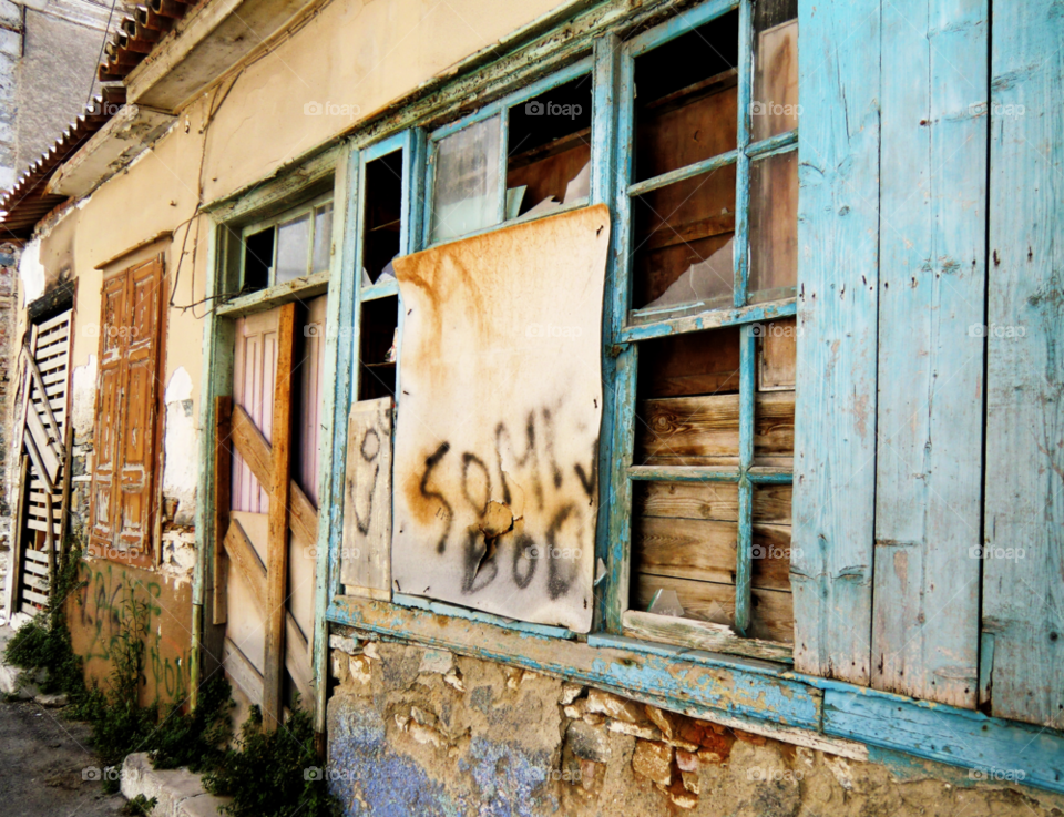 backyard wreck homeless window by cabday