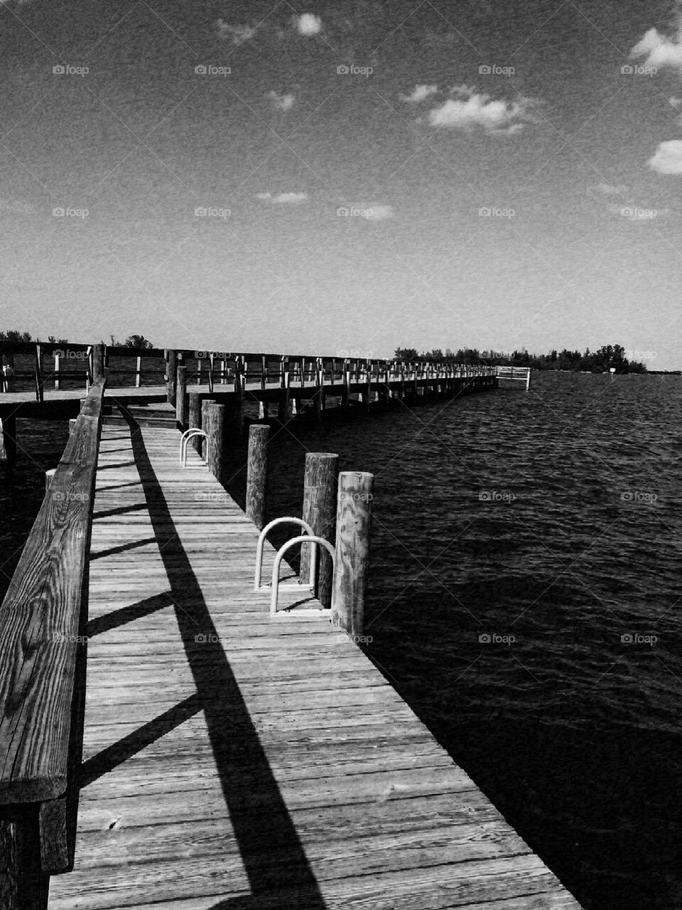 old photo of a dock