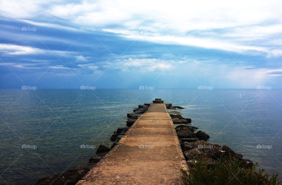 Pier Leading into the Water