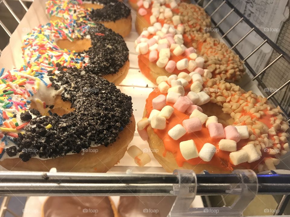 Duo doughnut for your satisfaction. Yum!