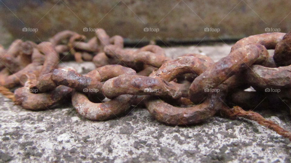 Chain, Strength, No Person, Rusty, Strong