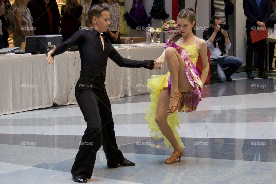 Young Dancers In Dance Contest