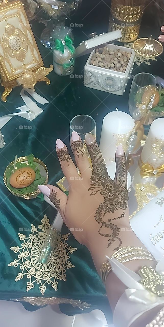 A hand with a drawing on it