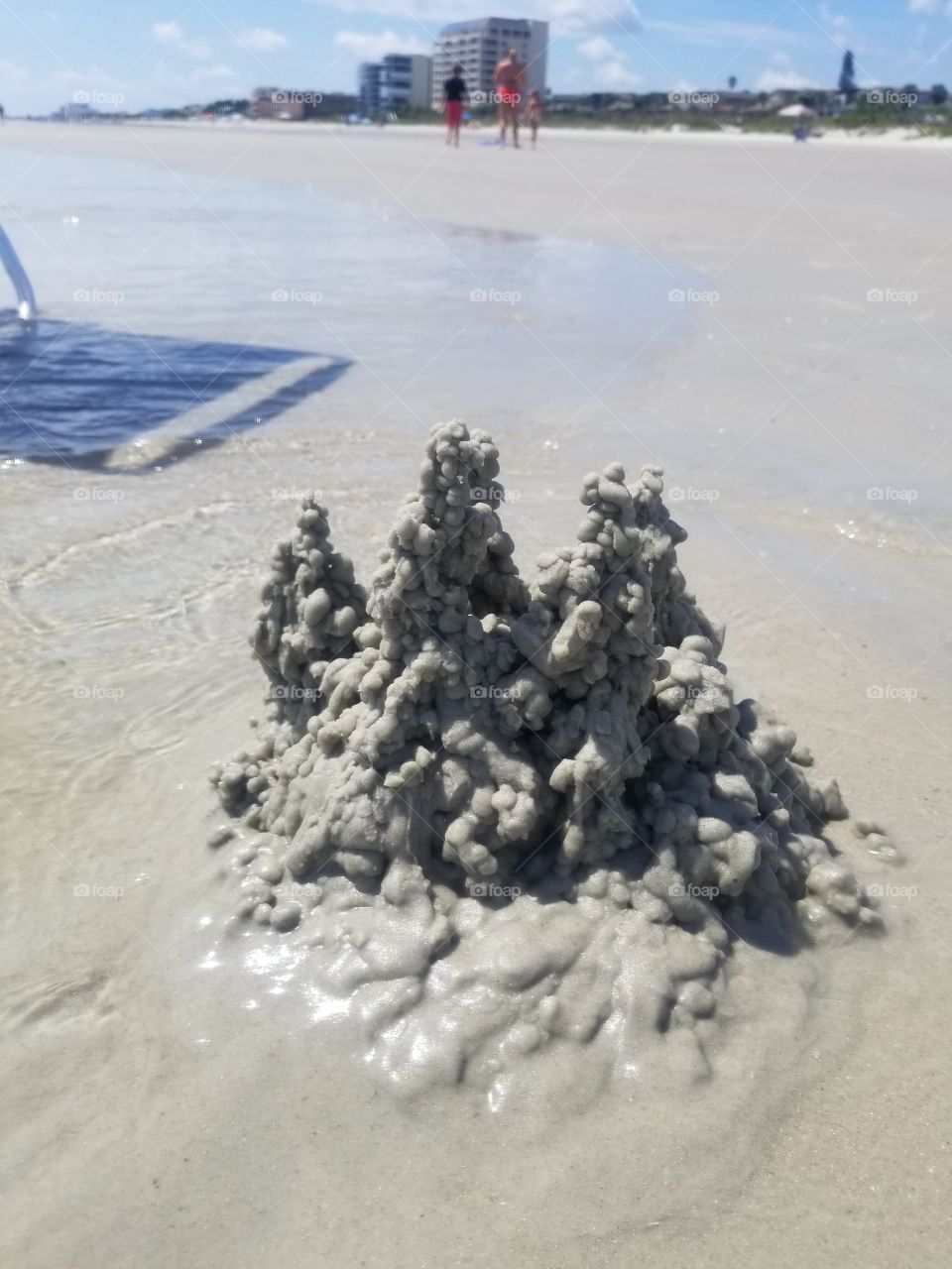 drip sand castle beach