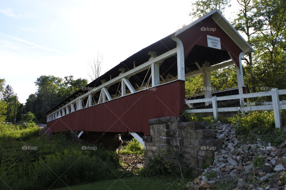 Baronvale Covered Bridge in Rockwood, PA