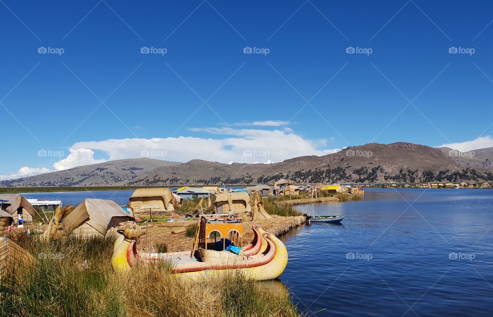 Floating islands Titikaka