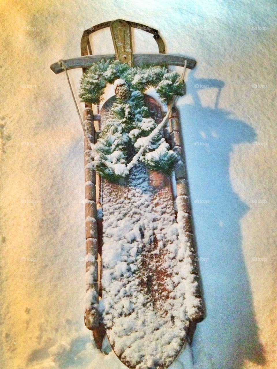 winter sled sledding snow by somebeach