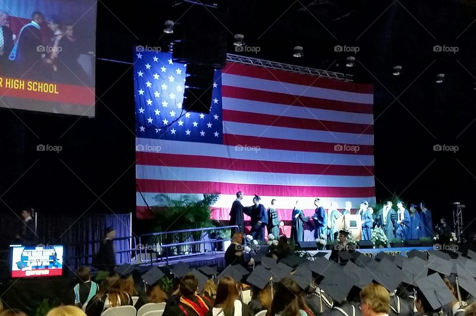 Crowd, People, Flag, Festival, Music