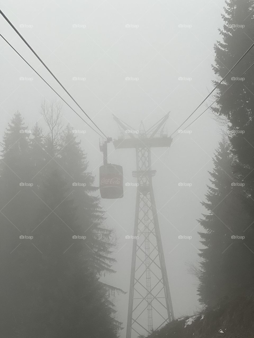 A foggy trip to the mountains