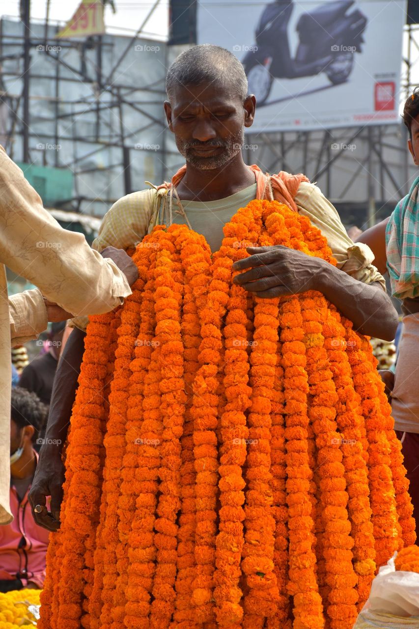 Flower seller