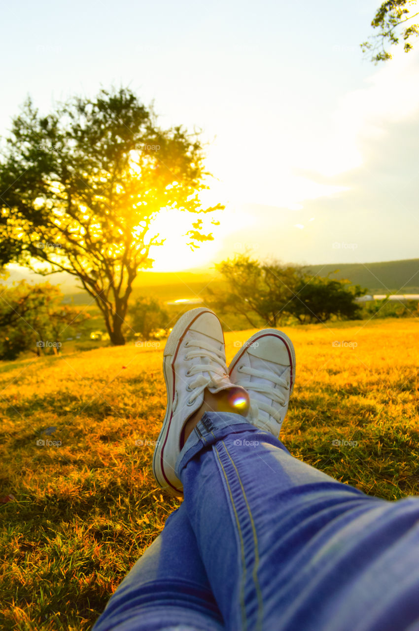 Y como no amar el dorado de un bello atardecer.