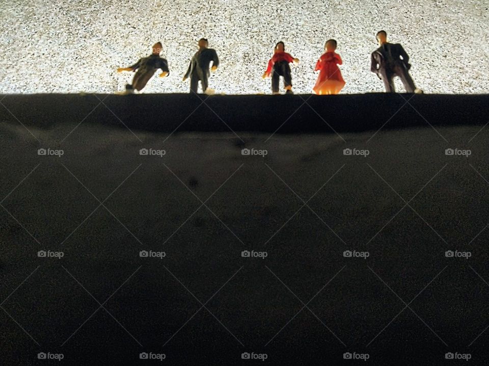 My toys from behind the window